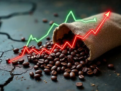Preços do café trabalhavam em lados opostos nas bolsas internacionais na manhã desta 2ª feira (11)