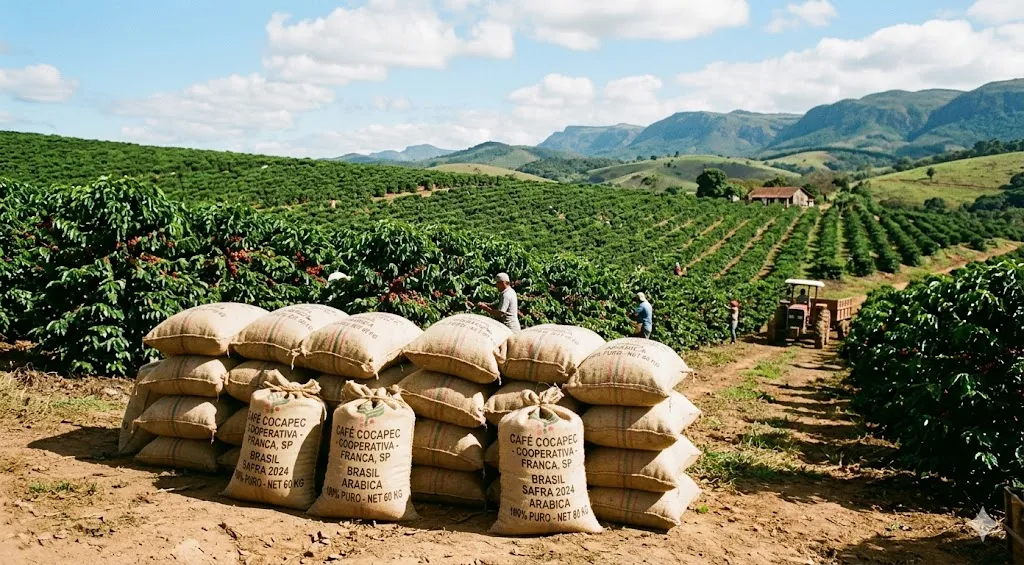 IBGE eleva safra de café do Brasil em 1% e vê recorde de 66,8 mi sacas