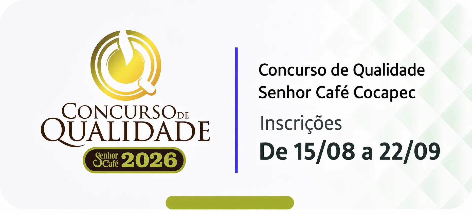 Concurso de Qualidade - Senhor Café Cocapec - 2026