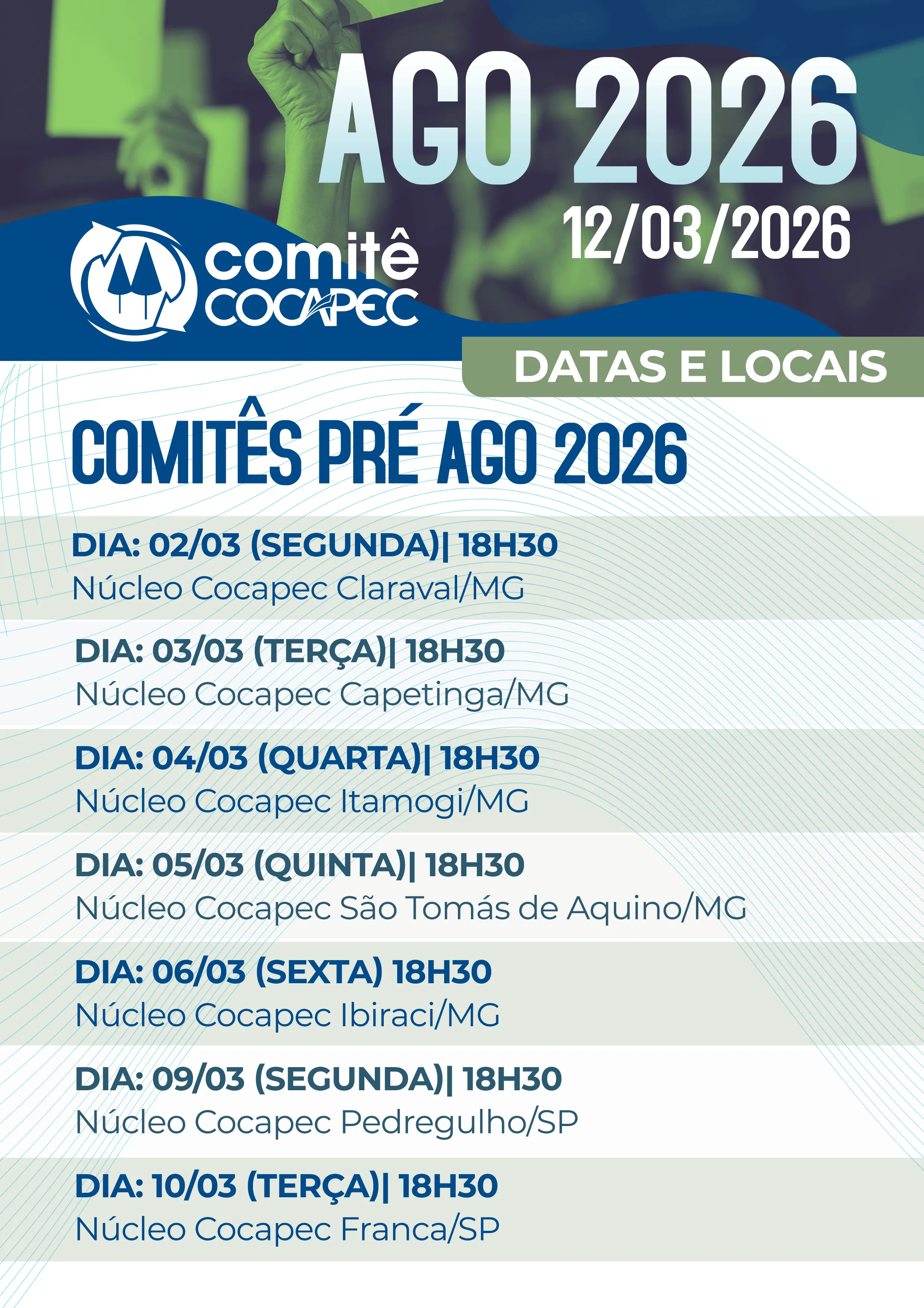 Comitês Pré-AGO Cocapec