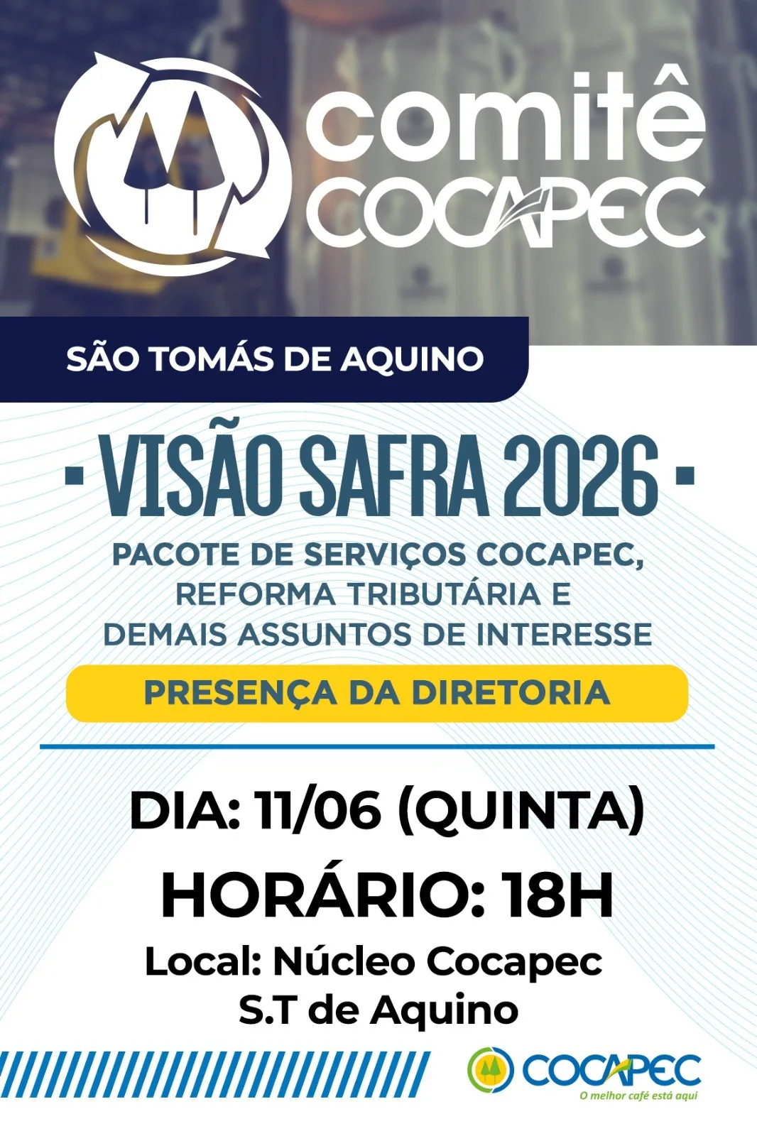 Comitê Safra Cocapec - São Tomás de Aquino