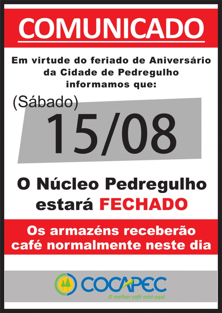 feriado pedreg 2015