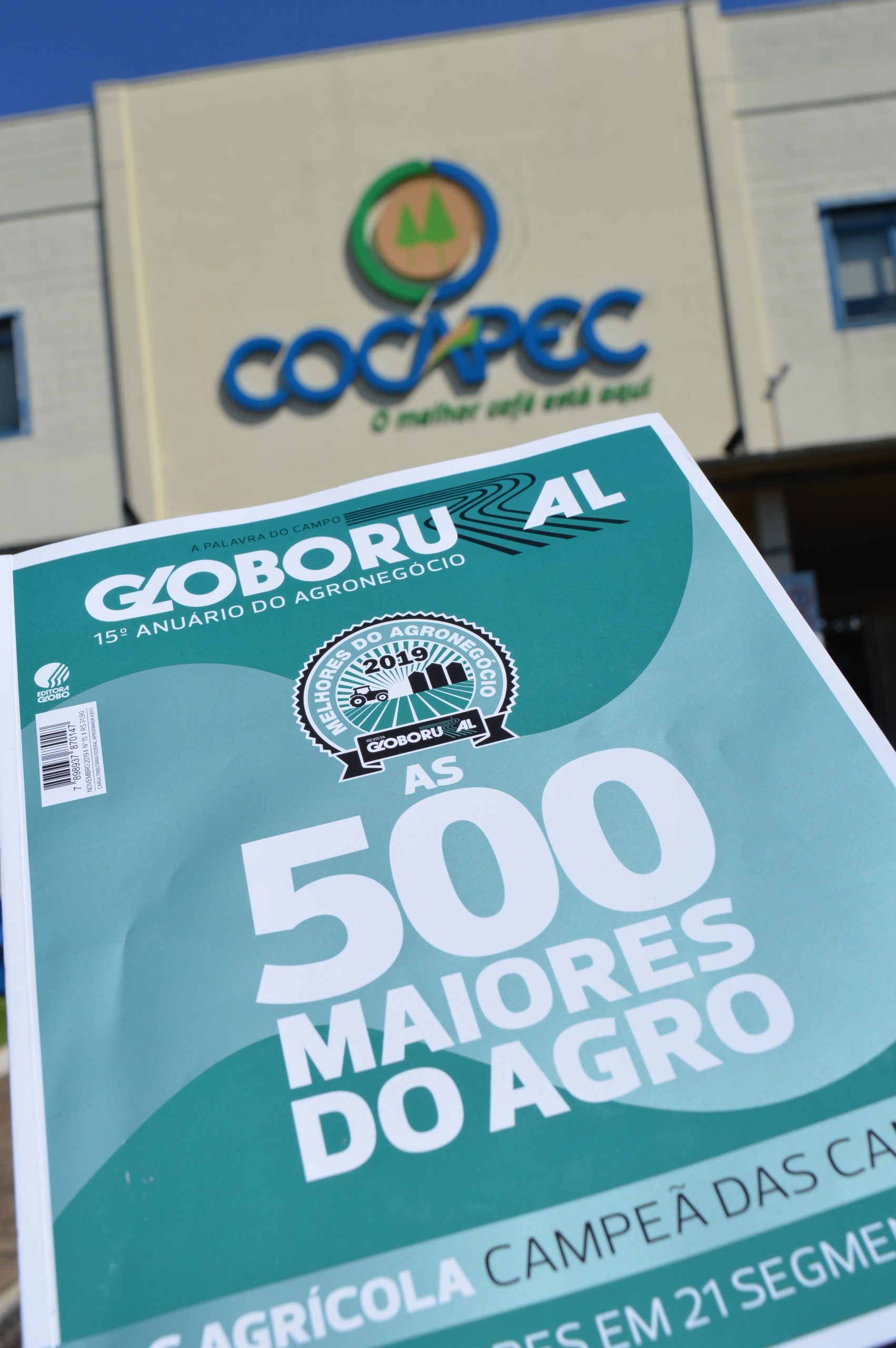 Cocapec é a 174ª maior empresa do AGRO (Globo Rural)
