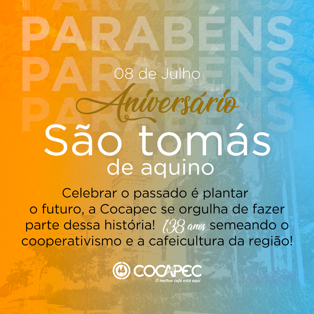 Parabéns São Tomás de Aquino