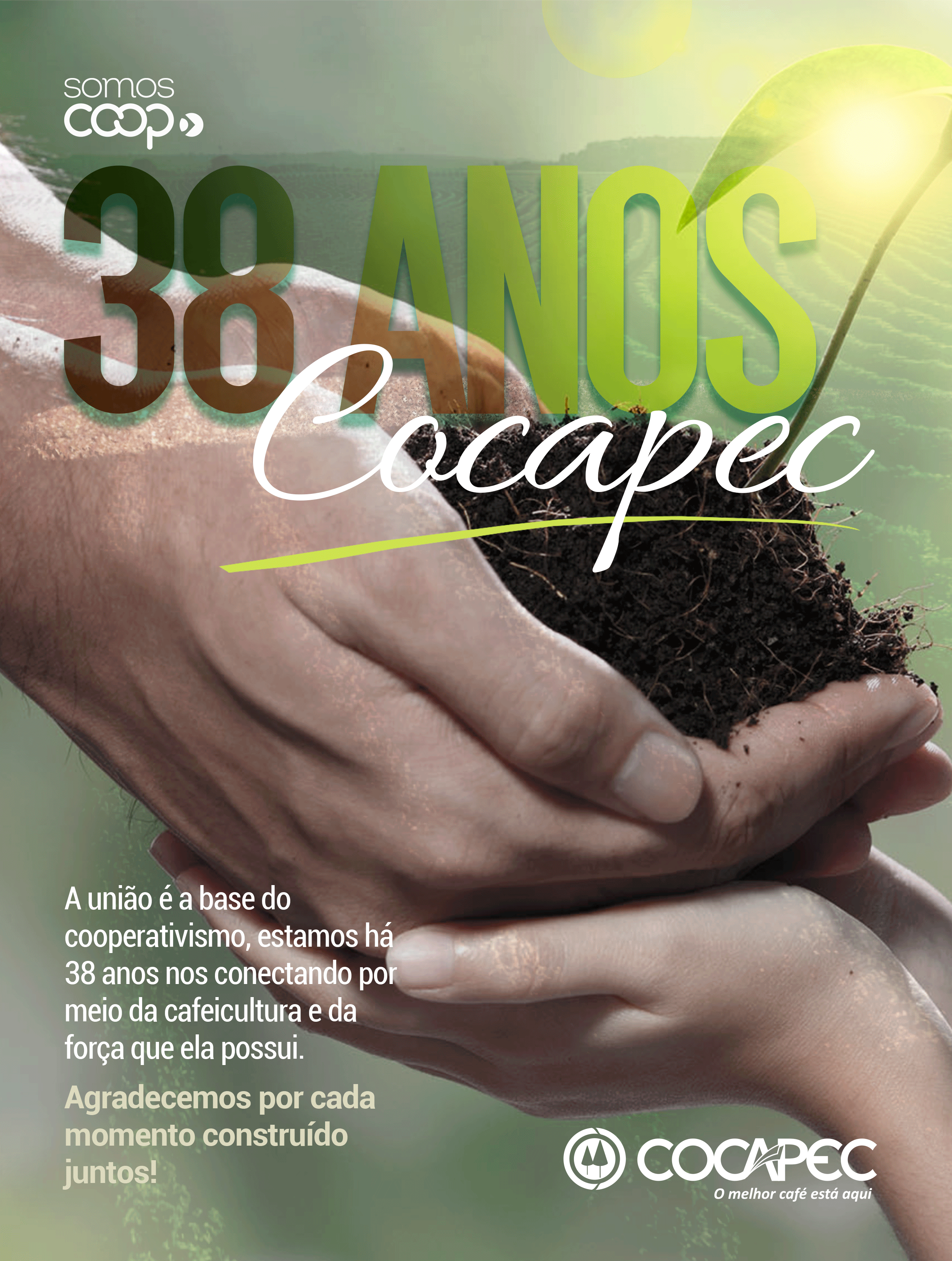 38 anos Cocapec - Você faz parte dessa história!
