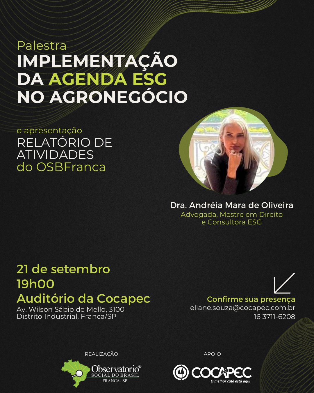 Palestra: Implementação da Agenda ESG no Agronegócio
